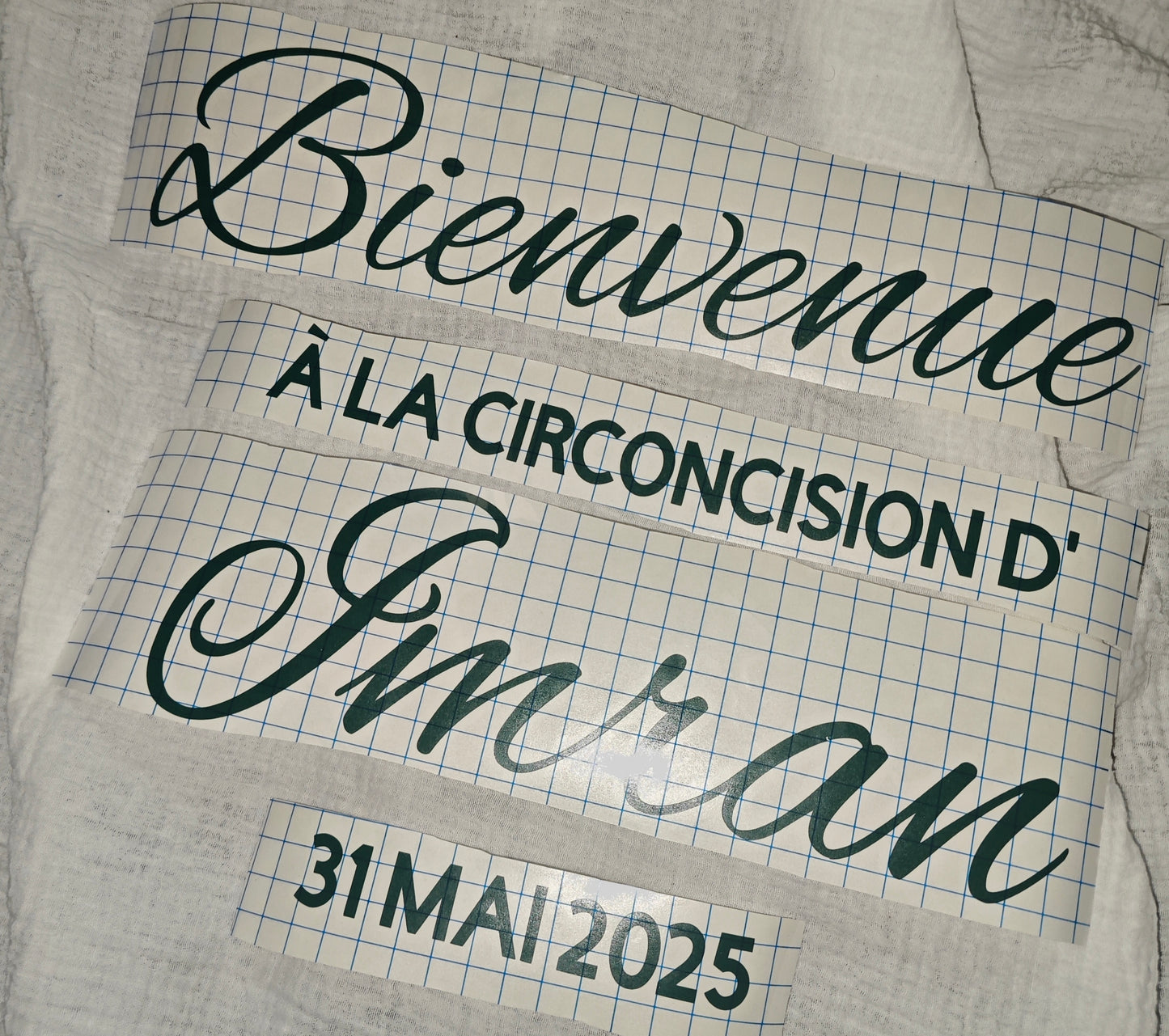 Stickers panneau bienvenue