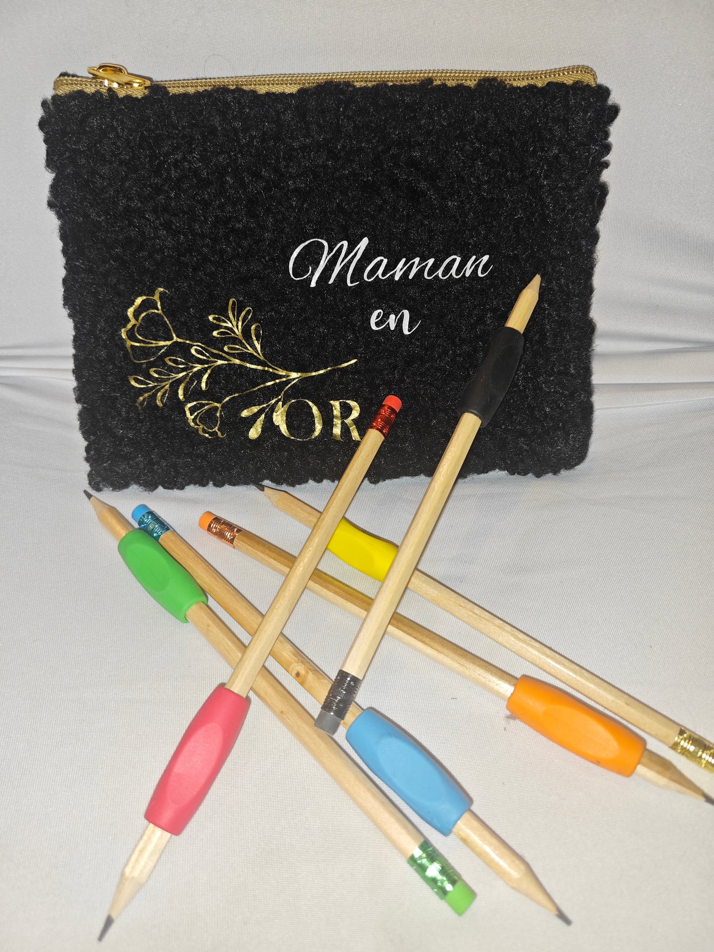 Pochette imitation fourrure (bouclette)