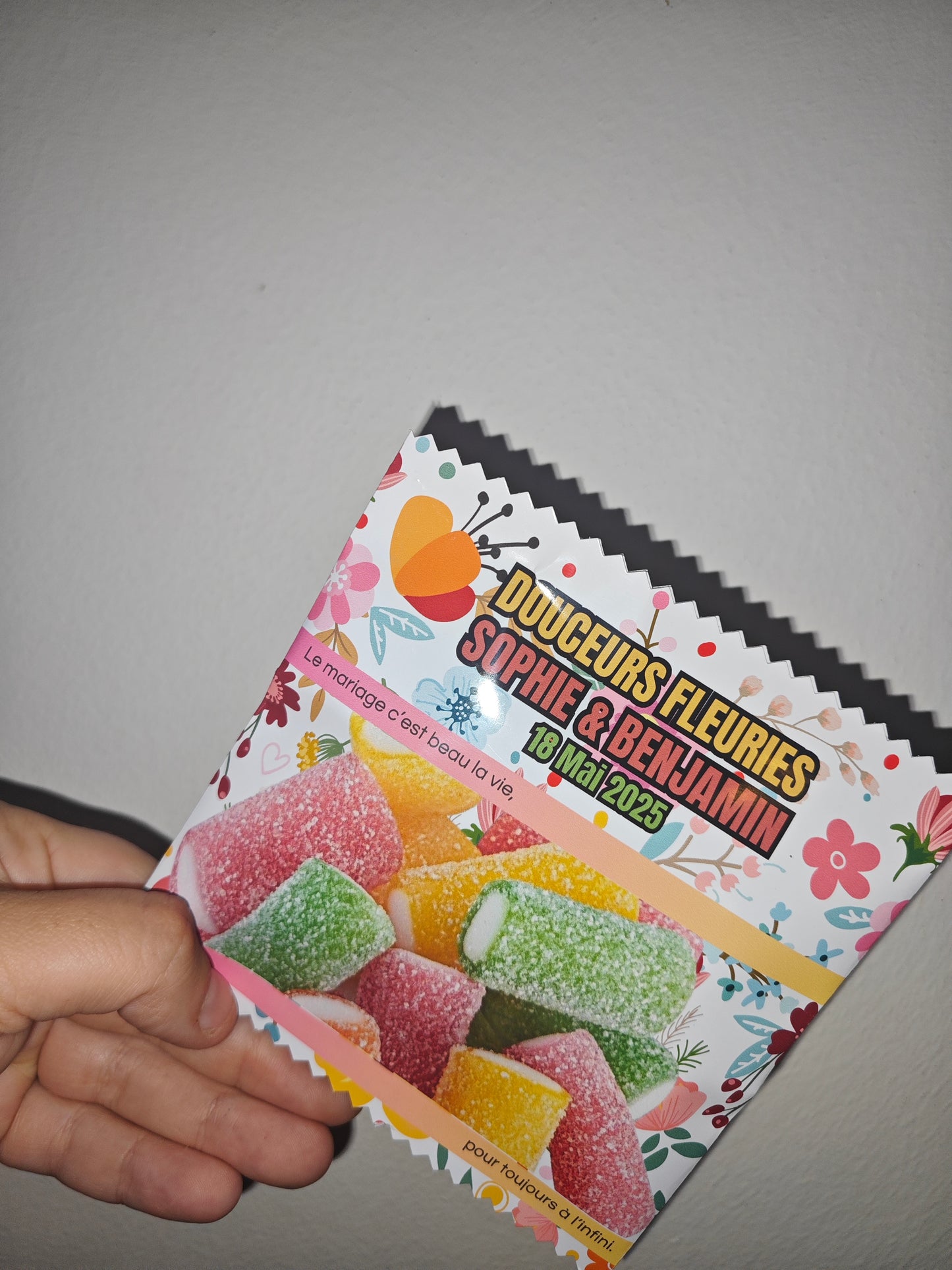Sachets bonbons personnalisés
