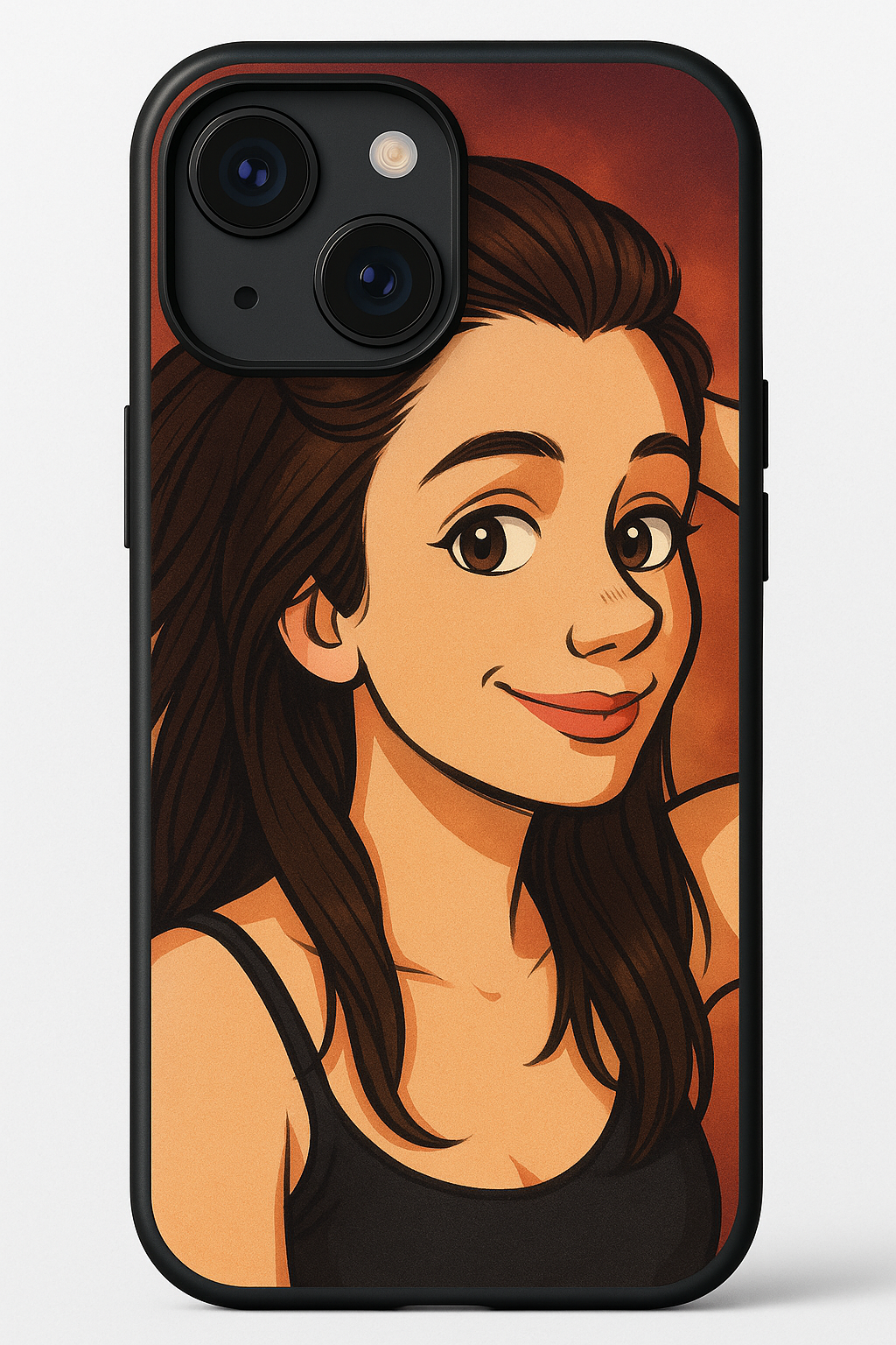 Coque de téléphone silicone personnalisée photo en mode cartoon
