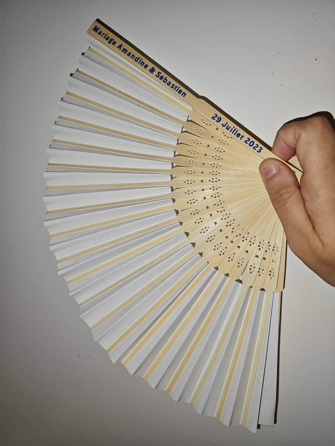 Éventail bois