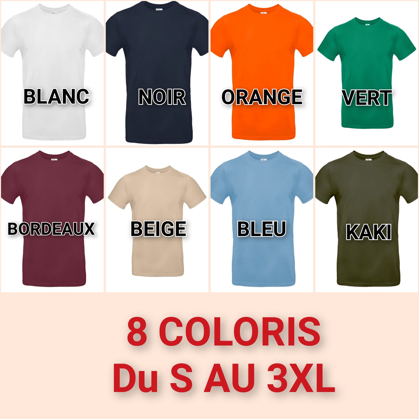 Tee shirt EVG personnalisé