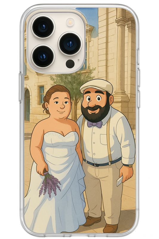 Coque de téléphone silicone personnalisée photo en mode cartoon
